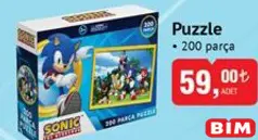 SONİC PUZZLE 200 PARÇA SONİC PUZZLE 200 PARÇA